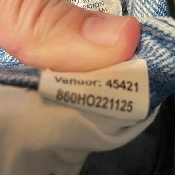 PacSun Butterfly Embroidered High Rise Straight Leg Jeans 27 Y2K - Picture 13 of 13